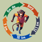 Om Die Dorp marathon flyer