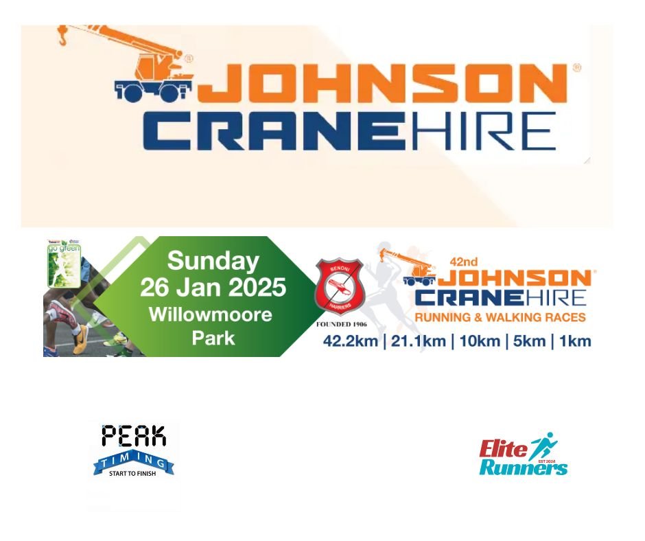 johnson crane hire marathon race flyer