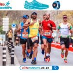 Runners in running gear