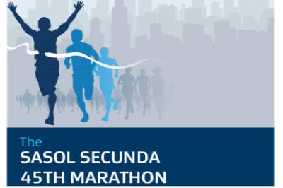 SASOL Secunda Marathon Race Flyer.