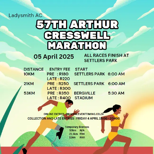 57th Arthur Cresswell Memorial Ultra Marathon flyer