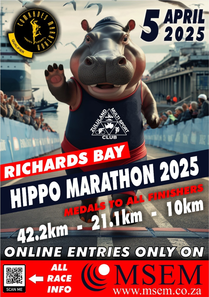 Official Hippo Marathon Race Flyer