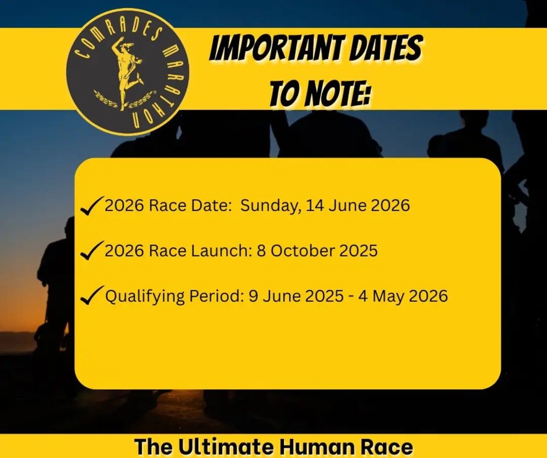 Comrades marathon 2026 dates